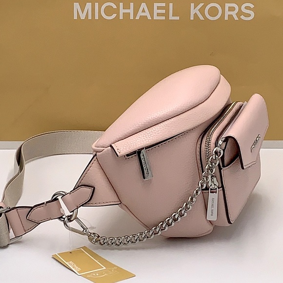 MICHAEL KORS 
Maisie Large Pebbled Leather 2-in-1 Waistpack Fannypack Crossbody - Picture 11 of 16